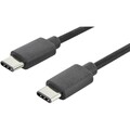 Digitus USB-Kabel USB 2.0 USB-C® Stecker, USB-C® Stecker 1.80 m Schwarz Rund,