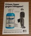 Seltene Werbung Wella CRISAN Shampoo - Super gegen Schuppen! 1986