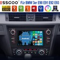 For BMW E90 E91 E92 E93 Carplay Autoradio Android 14 GPS Nav RDSBT WIFI 32G kam+