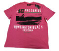 HERREN T-SHIRT SHIRT KURZARM PINK HUNTINGTON BEACH CALIFORNIA JD JOHN DEVIN Gr M