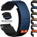 Nylon Loop Armband Für Garmin Fenix 8 E 7 7X 6 6X Pro 5 5X Plus 3/3HR Epix Strap