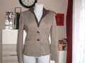 BETTY BARCLAY Blazer braun Gr.36 mit Kapuze *Neu*