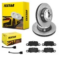 TEXTAR BREMSSCHEIBEN 330mm + BELÄGE HINTEN passend für PORSCHE PANAMERA 970