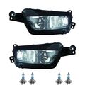 Scheinwerfer Set schwarz inkl. OSRAM Lampen H7 mit LWR Motor für Citroën C4
