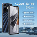 XGODY 2024 NEU Dual SIM Smartphone Android Handy Ohne Vertrag Quad Core 6,6 Zoll