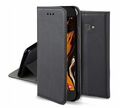 Für SAMSUNG GALAXY XCOVER 4S Tasche Handyhülle FLIP Case SMART Magnet SCHWARZ 