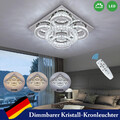 K9 Kristall LED Deckenleuchte Kronleuchter Wohnzimmer dimmbar mit Fernbedienung