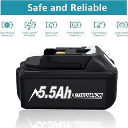 18V 12Ah 9Ah 8Ah Akku Für Makita BL1860B BL1830 BL1850 BL1860 Doppelte Ladegerät