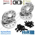 Spurplatten vorne 20mm, hinten 30mm/Achse u.a.: BMW 7er F01 F02 F03 F04 2008-15