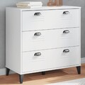 Schubladenschrank Kommode Sideboard Beistellschrank Massivholz Kiefer vidaXL