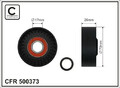 Keilriemenspanner Kunststoff 500373 CAFFARO für SSANGYONG KORANDO RODIUS II