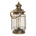 Solarleuchte Außen Gartenlaterne Stehleuchte Glas Kupfer 1 flammig H 35 cm LED
