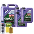 Motoröl 10W60 LIQUI MOLY Synthoil Race Tech Gt1 8L +MANN Ölfilter +Spülung