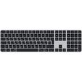 Apple Magic Keyboard mit Touch ID und Ziffernblock – Ukrainisch, Silber/Schwarz