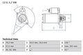BOSCH Starter Für BMW E34 E24 E23 E32 77-95 0986014890