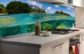 Küchenrückwand Selbstklebend Fliesenspiegel Deko Folie Spritzschutz Korallenriff