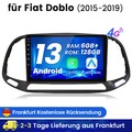 Android 14 Für Fiat Doblo 2015-2019 6+128GB Autoradio Navi Carplay 4G LTE 8 Core