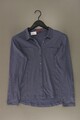 edc by Esprit Langarmbluse Classic Bluse für Damen Gr. 38, M blau aus Baumwolle