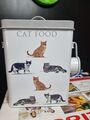 Sieben Katzenstreuschale - Lebensmittelaufbewahrung Dose - Spielzeug - Katze/Kätzchen Konvolut