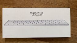 Apple Magic Keyboard mit Touch ID – Weiß/Deutsch – Neu/OVP – Modell A2449/MK293D