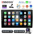 DAB+ 2DIN Android 13 4+64G Carplay Autoradio GPS Navi RDS Bluetooth WIFI MIK Kam