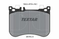 TEXTAR 2517901 Bremsbelagsatz, Scheibenbremse für MERCEDES-BENZ