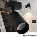 Deckenstrahler 1 Flammig Schwenkbar Deckenleuchte GU10 Deckenlampe Wandstrahler