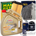 FILTERSET + CASTROL 5W30 ÖL für 1.2 1.4 TSI TFSI AUDI A3 TOURAN PASSAT GOLF 6