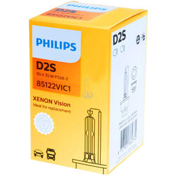 PHILIPS D2S 85122VI Vision Xenon Scheinwerfer Lampe Brenner Original & NEW BC