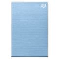 SEAGATE One Touch 4TB External HDD with Password Protection Light Blue
