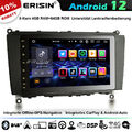 8" 4GB+64GB Android 13 Autoradio GPS DAB TPMS Mercedes CLK-Klasse W209 C209 A209