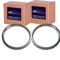 2X AIC ABS-SENSORRINGE VORNE BEIDSEITIG PASSEND FÜR CITROËN EVASION FIAT SCUDO