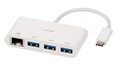 VIVANCO USB Type C™ Netzwerk Adapter u. HUB, 0,1m (45388) #30553854