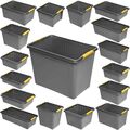 Aufbewahrungsbox Mit Deckel Clips Organizer Werkstatt Garage Plastikbox
