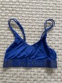 Calvin Klein Top Bustier Oberteil dunkelblau Gr. S B70 80cm