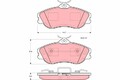 TRW Bremsbelagsatz, Scheibenbremse GDB815 für AUDI