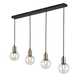 Pendelleuchte Hängeleuchte Deckenlampe NACHO 4xE14 Pendellampe TRIO modern 230V