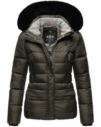 Marikoo Damen Warm Winter Jacke FVSE Parka Mantel Steppjacke gefüttert  LOVELEEN✔sehr warm gefüttert✔ ✔ Wasserabweisend ✔