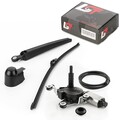 Wischermotor Heck Scheibenwischer Set Motor hinten Dichtung für Skoda Fabia II