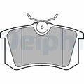 DELPHI Bremsbelagsatz, Scheibenbremse Hinterachse u.a. für AUDI, SEAT, VW