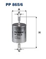 FILTRON PP 865/6 KRAFTSTOFFFILTER FÜR FORD FORD AUSTRALIA