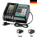 Ladegerät DC18RC für Makita Schnellladegerät 18V Li-Ion BL1850 14,4-18V Akku