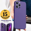 Handy Hülle Für iPhone 16 15 14 12 13 Pro Max 11 XR 8 7 Plus Silikon Schutz Case