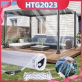 Wasserdichte PVC Transparente Plane mit Ösen Schutzplane LKW Folie Klare Garten