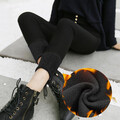 Frauen Winter Dicke Warme Fleece Leggings Dehnbare Thermo Gefütterte Hosen ≌
