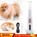 Profi Hundeschermaschine Hundetrimmer Pfotentrimmer für Haustiere mit LED-Licht.