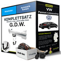 Für VW Passat Limousine B7 362 Anhängerkupplung abnehmbar +eSatz 13pol uni. 10-