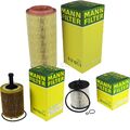 MANN-FILTER Inspektionspaket Filtersatz passend für Audi A2 1.4 TDI 1.2