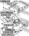 Querlenker Hinterachse unten 2025-GRCHL FEBEST für JEEP GRAND CHEROKEE II