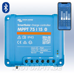 Victron Laderegler MPPT 75/15 Smartsolar 220W 15A 12V 24V Bluetooth Solarregler